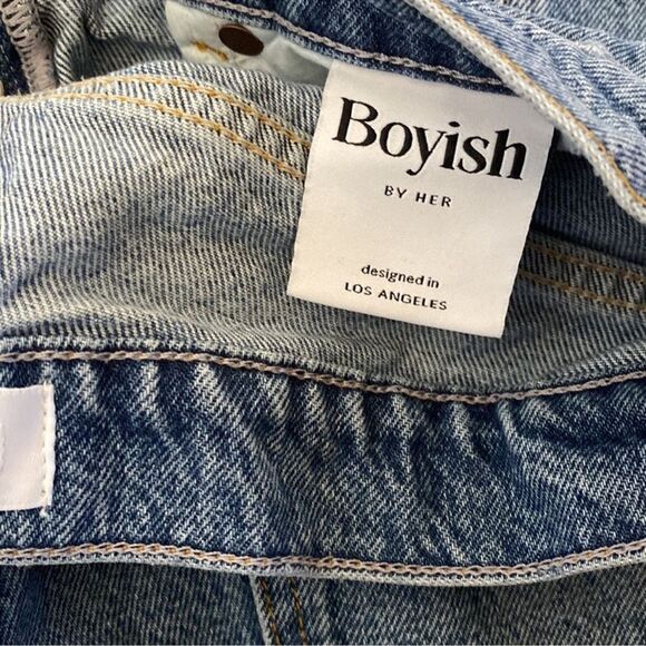 NWT Boyish The Billy Jeans Rio Bravo Raw Hem High Rise Skinn - Picture 3 of 9